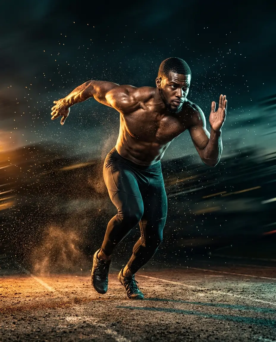 Fitness and sports ad creative