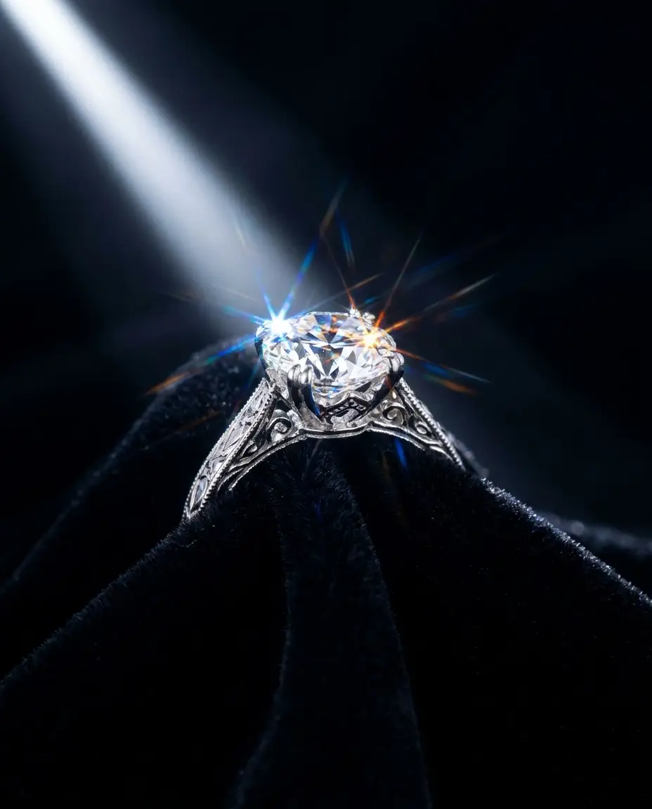 Luxury jewelry ad creative