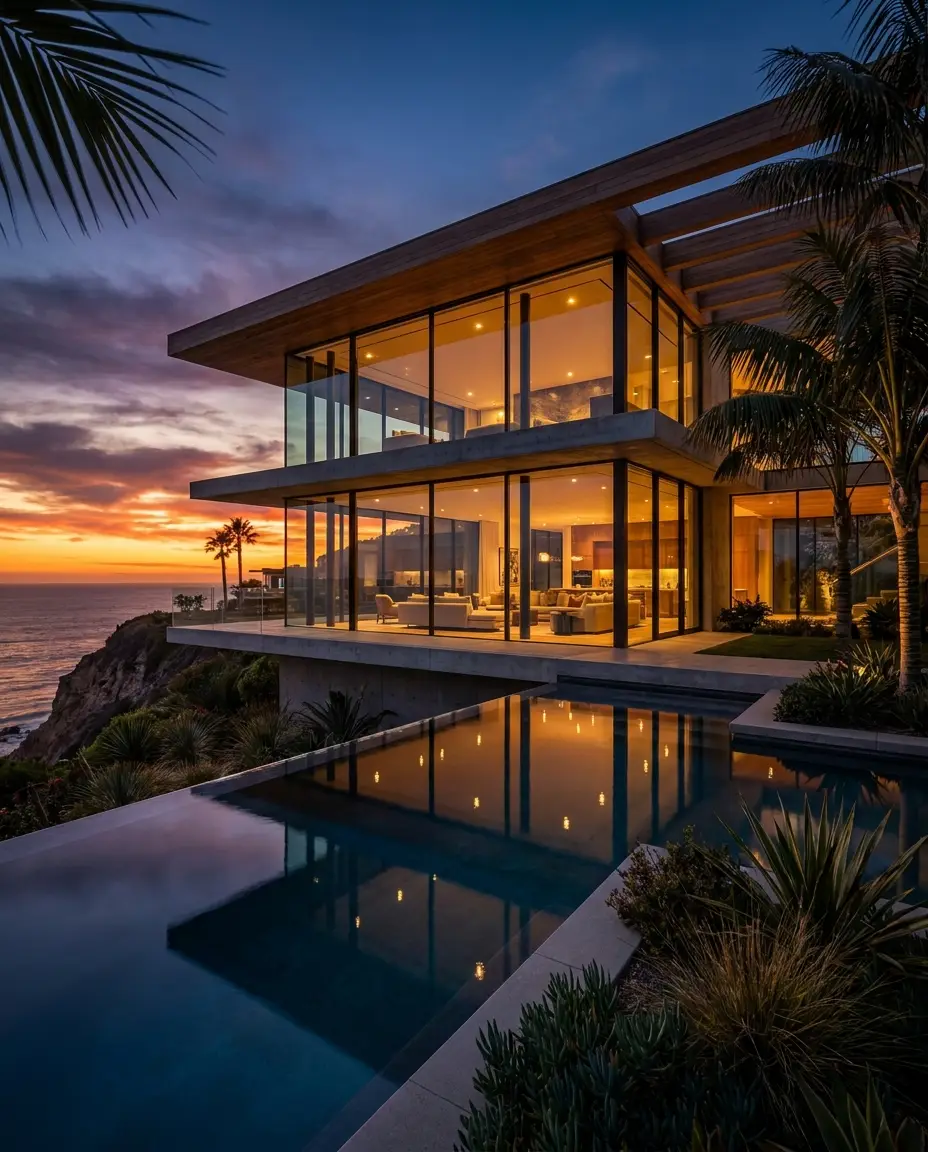 Luxury real estate ad creative